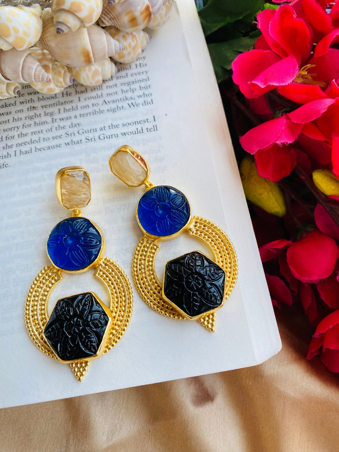 Nazneen Citrine Earrings