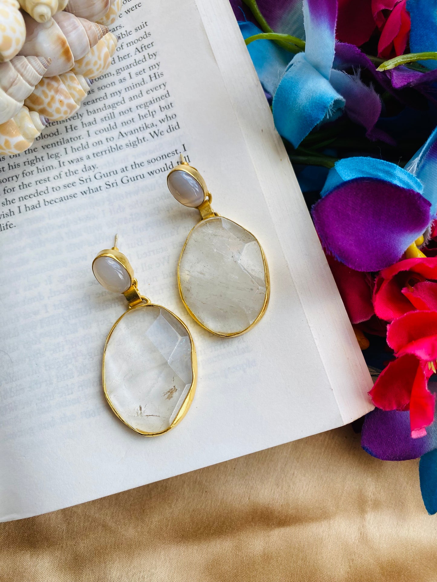 Transparent Drop Earrings