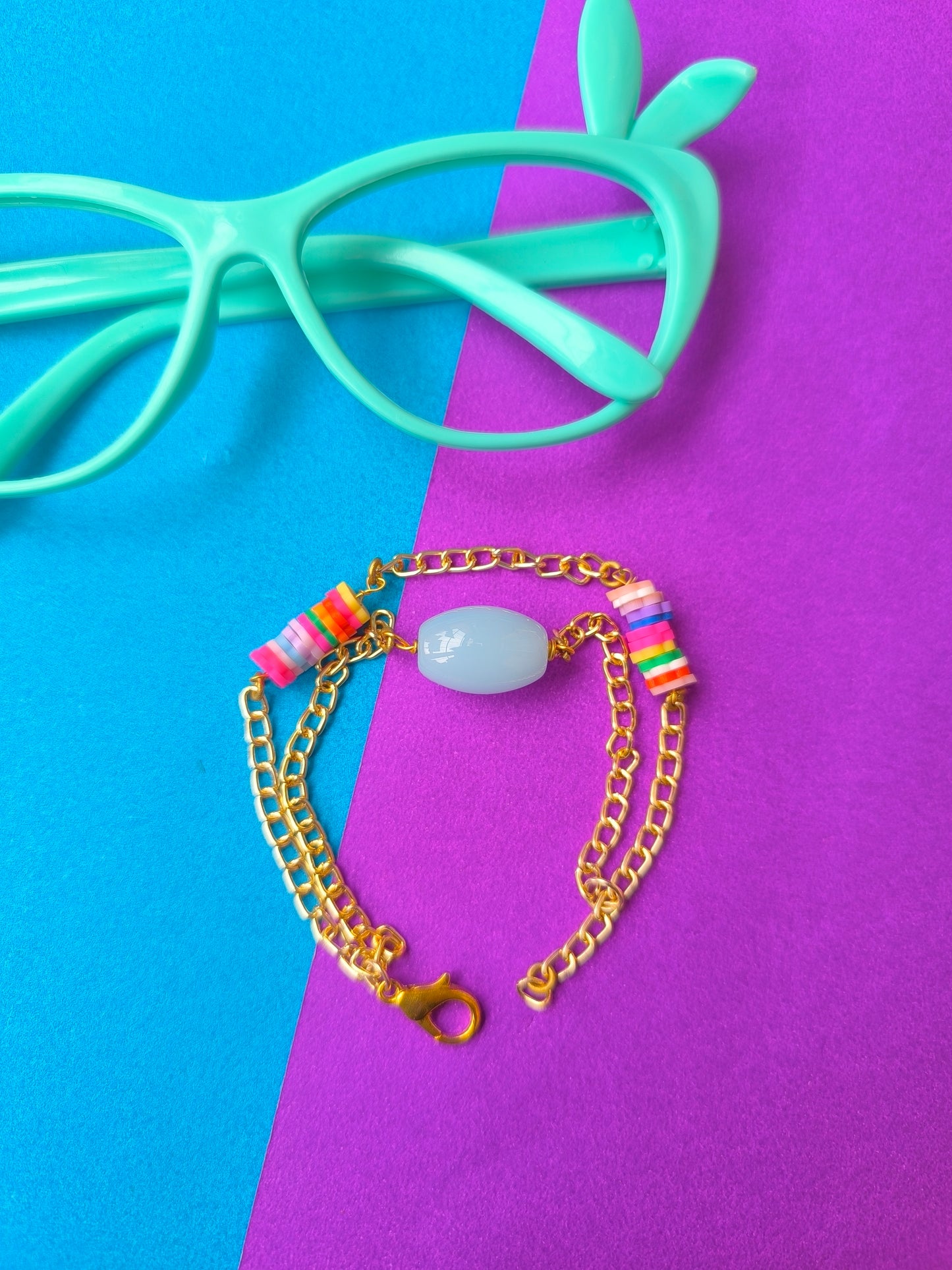 Blue stone bracelet