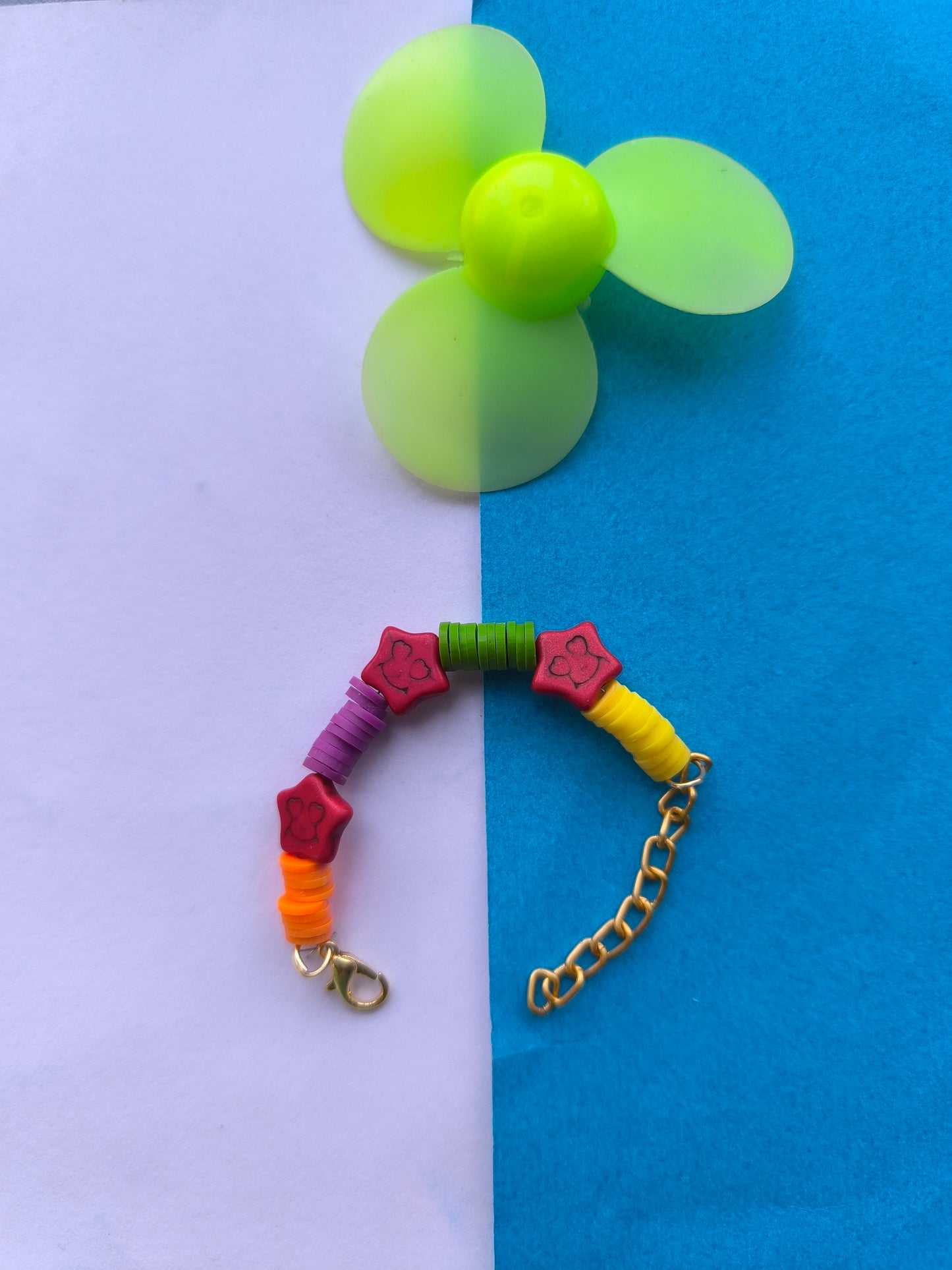 COLOURFUL BEADS WITH PEARL