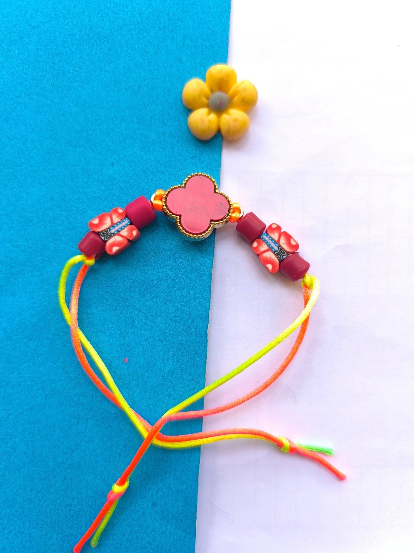 Charm beads with thread