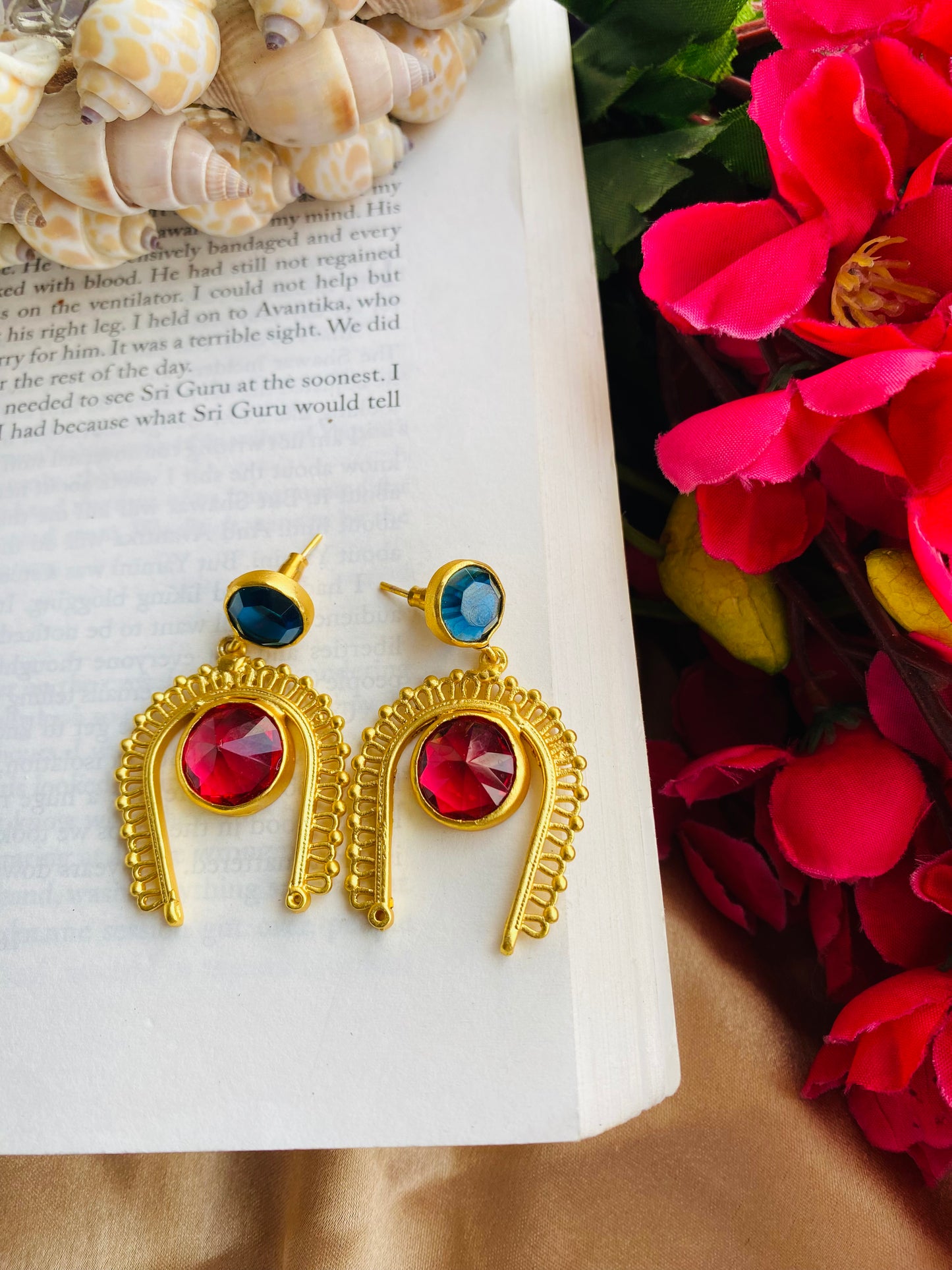 Zircon Bell Earrings