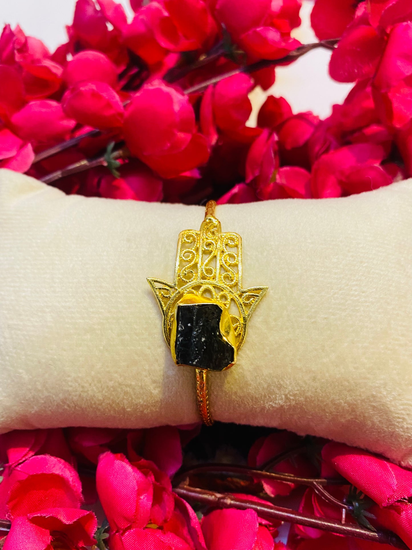 Smoky Hamsa Handcuff