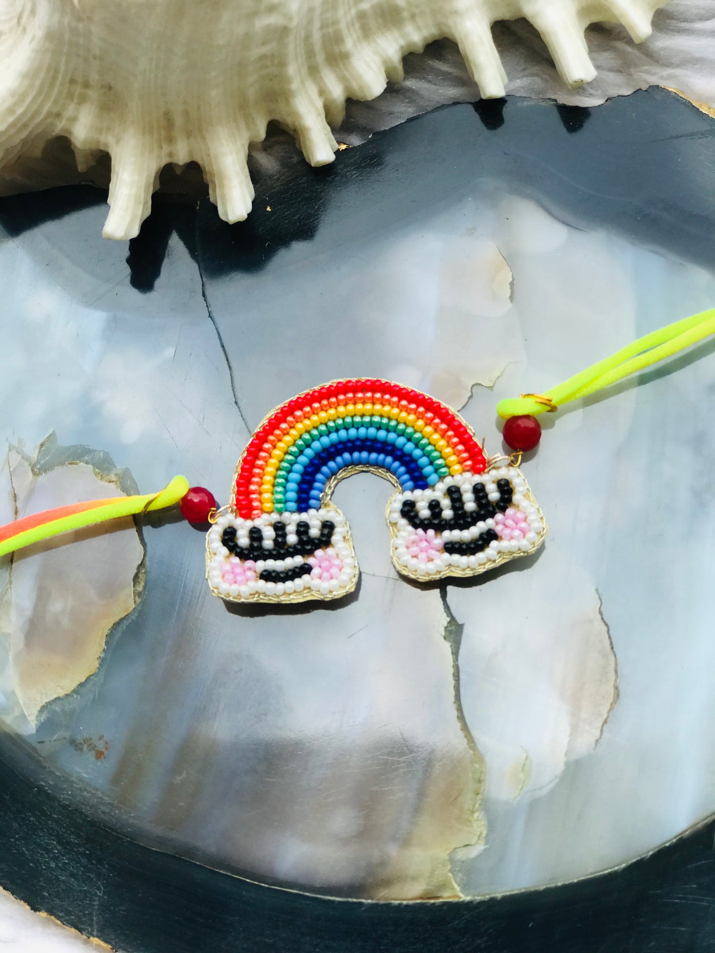 Handcrafted Smiley Rainbow
