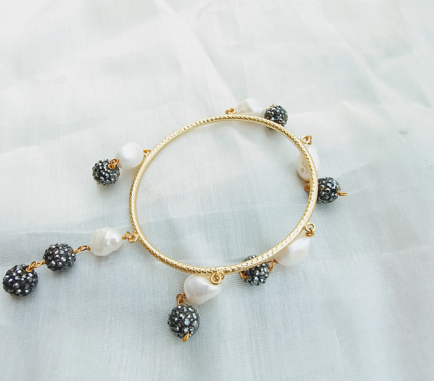 Black and White Bangle