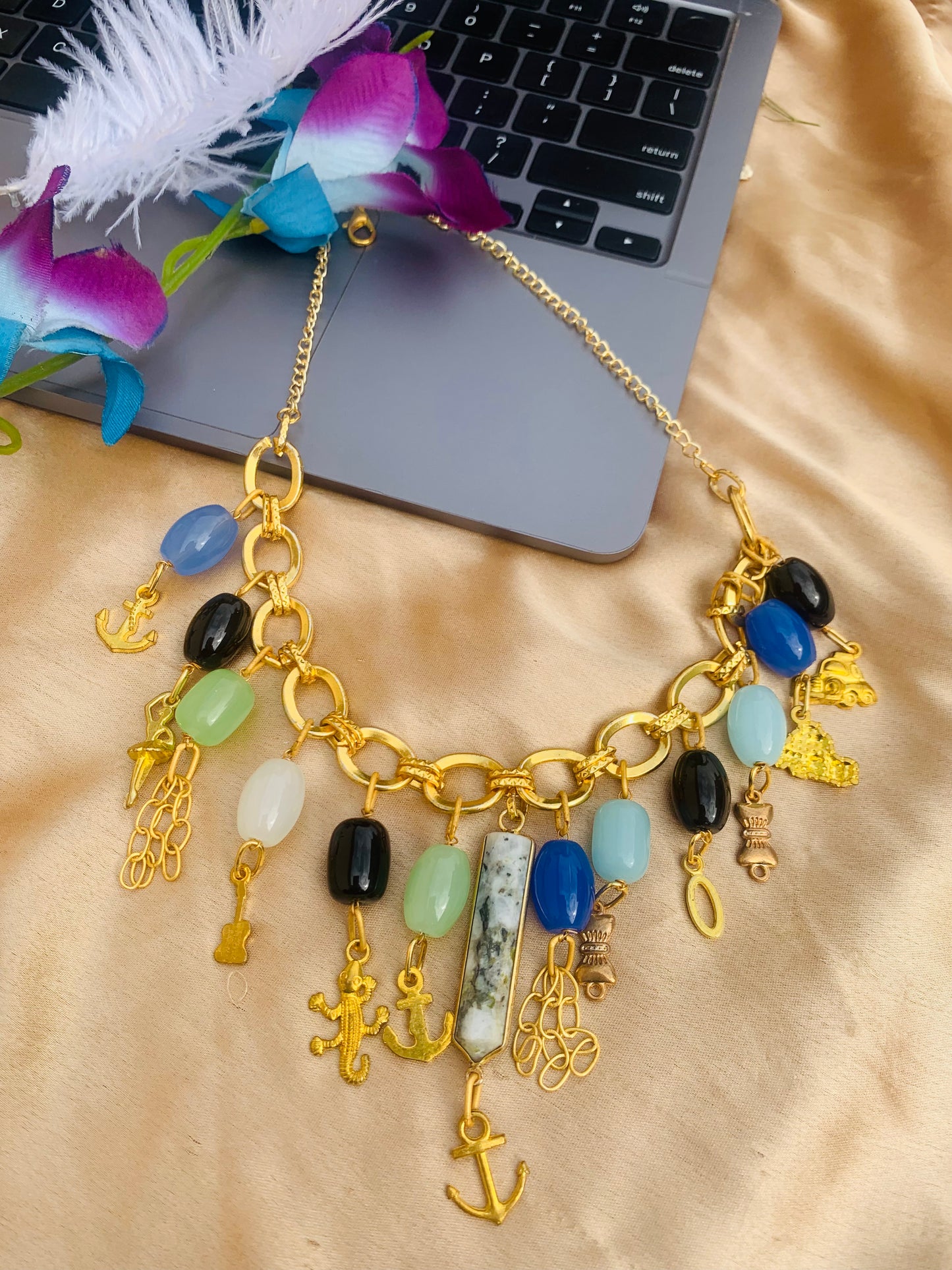 Drops Of Charms Necklace