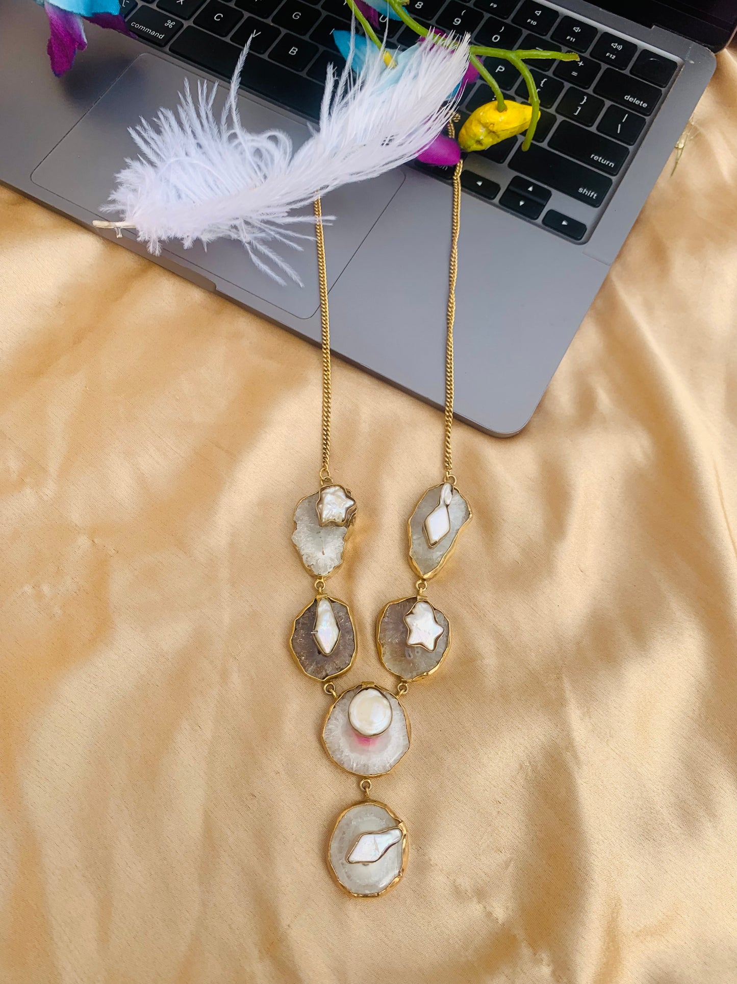 Pearl Drama Necklace