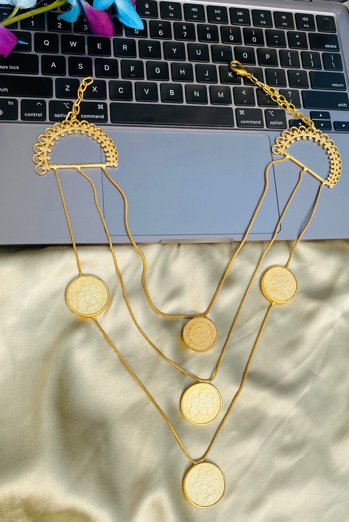Connections of Coin Necklace