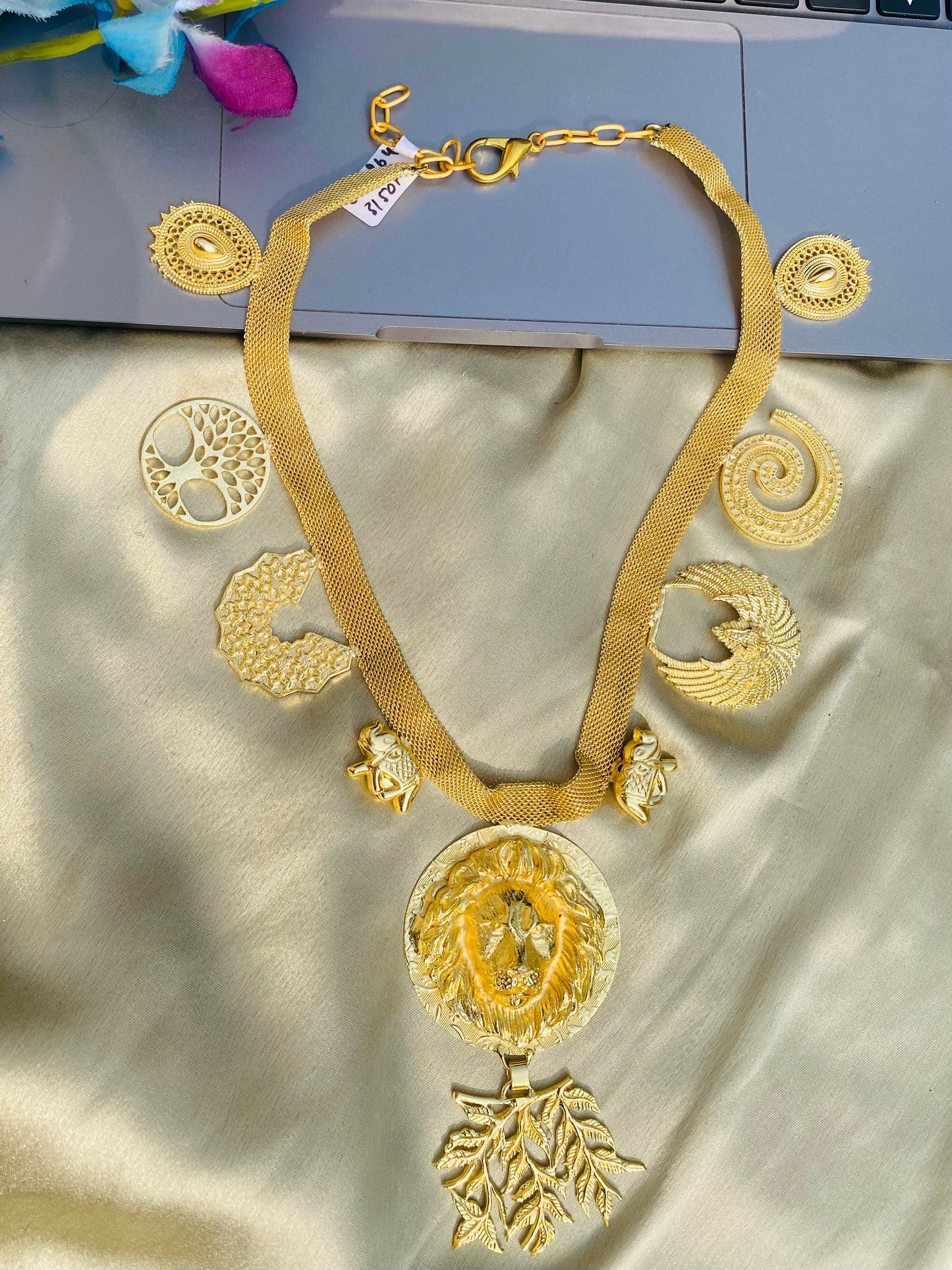 Lion In The Jungle Necklace