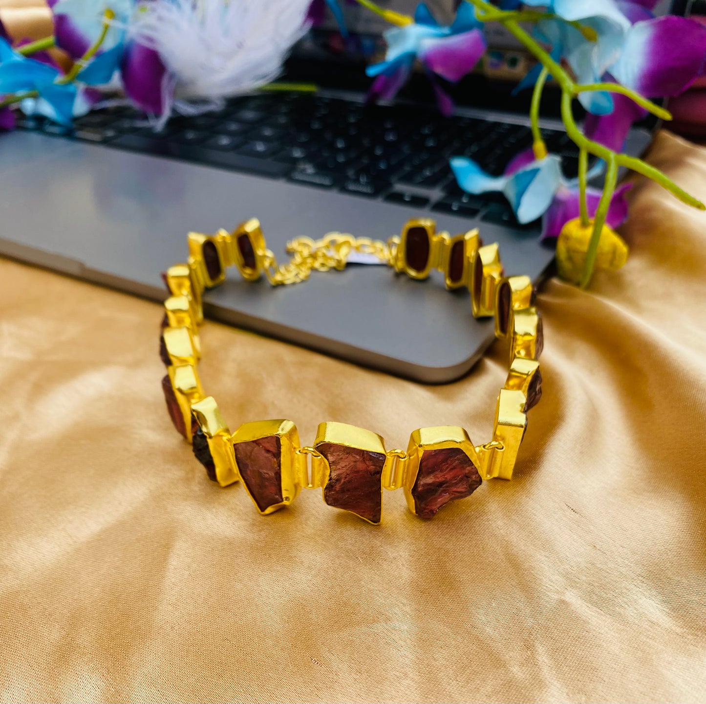 Power Moves Garnet Choker