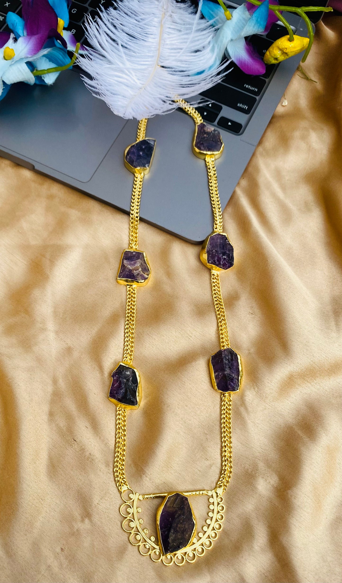 Amethyst Sultana Necklace