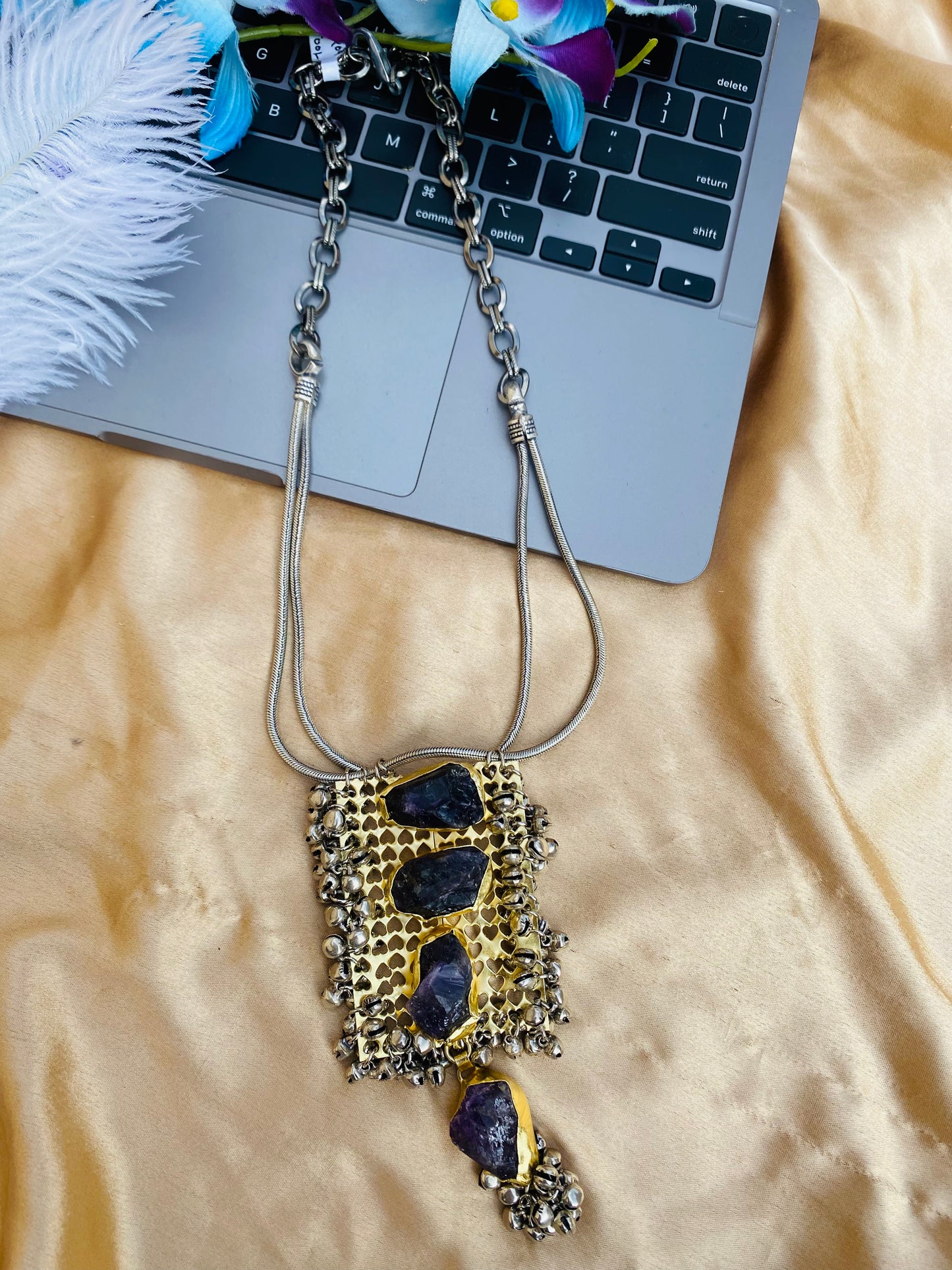 Trail Of Amethyst Pendant