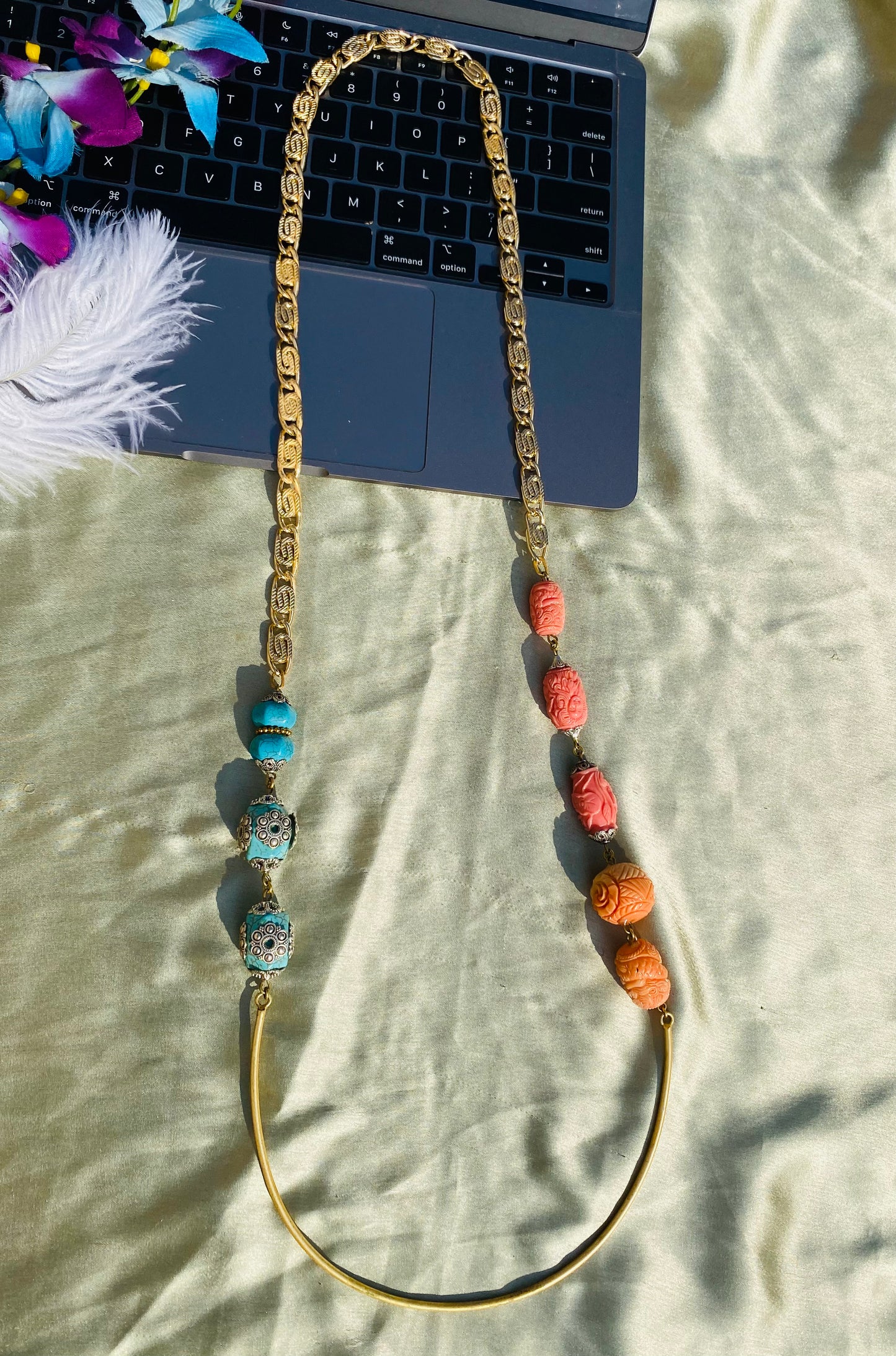 Beaded Bib Necklace