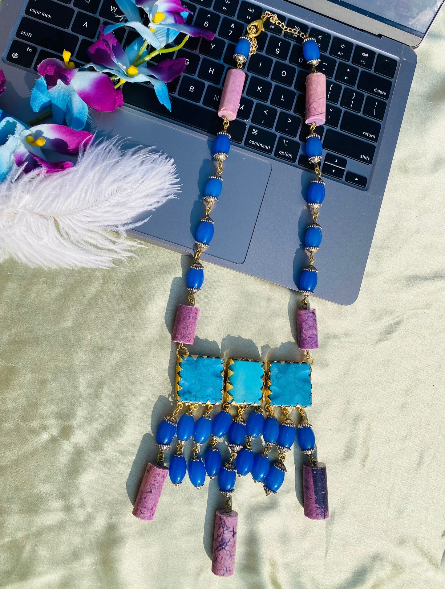 Shades Of Blue Necklace