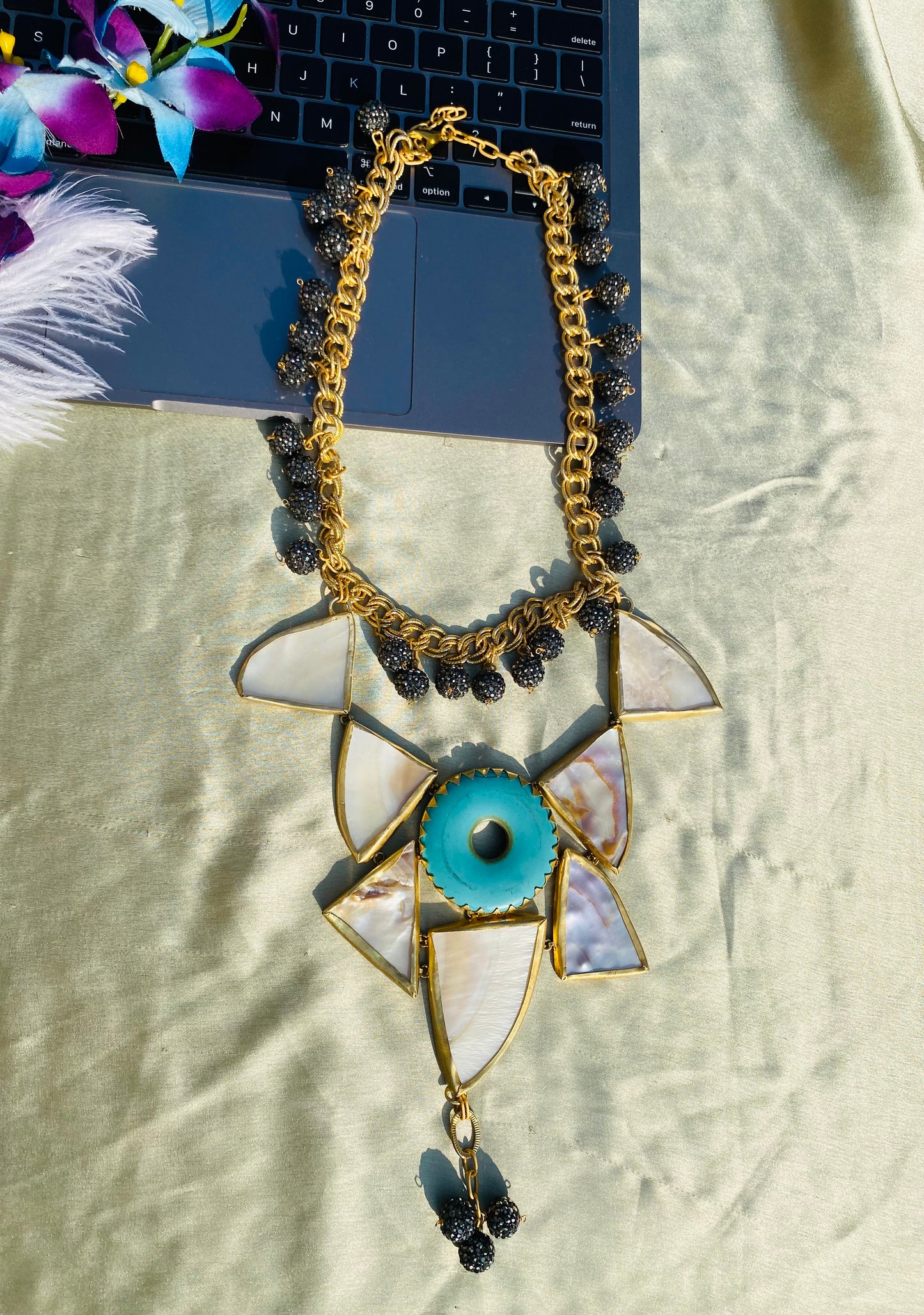 MOP Wings of Turquoise