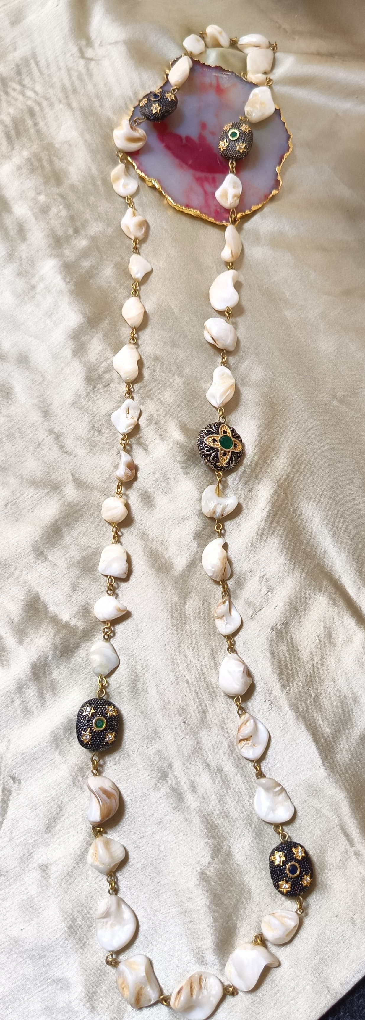 Breezy Blossom Pearl Necklace