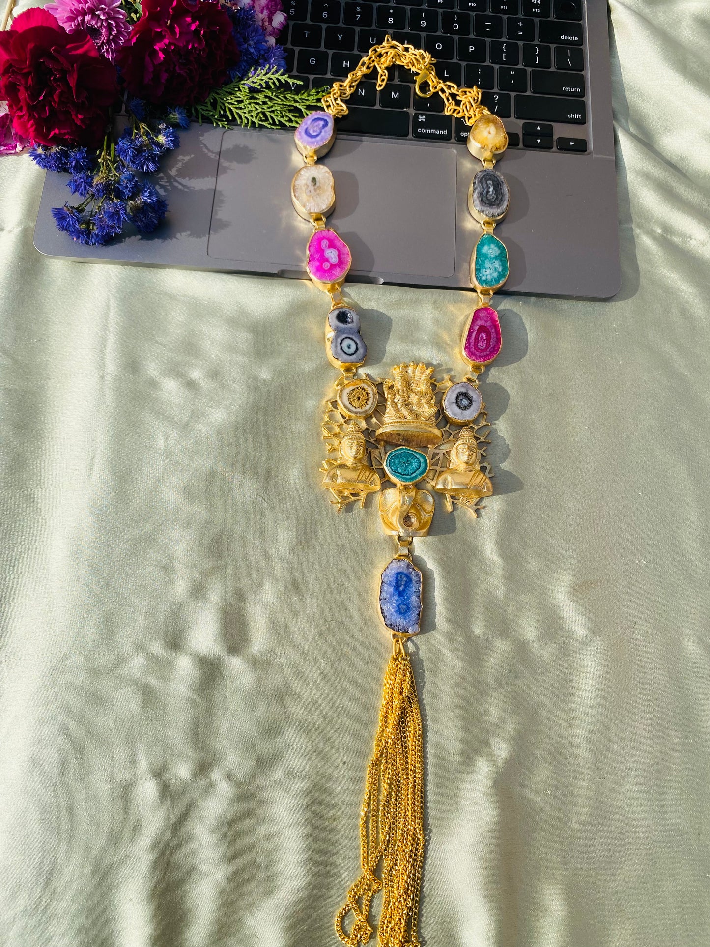 God Wrapped In Stones Necklace