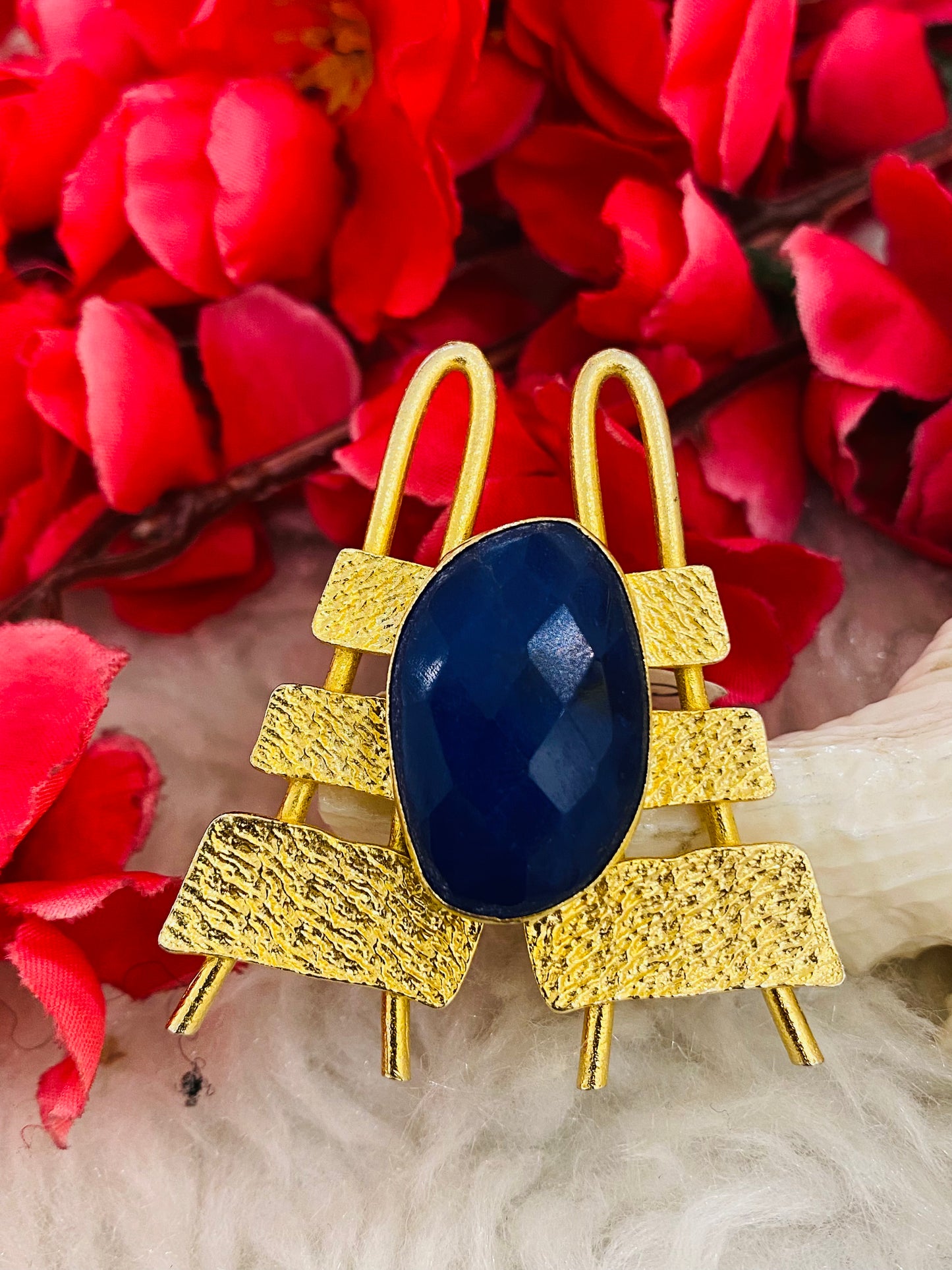 Sapphire Tower Ring