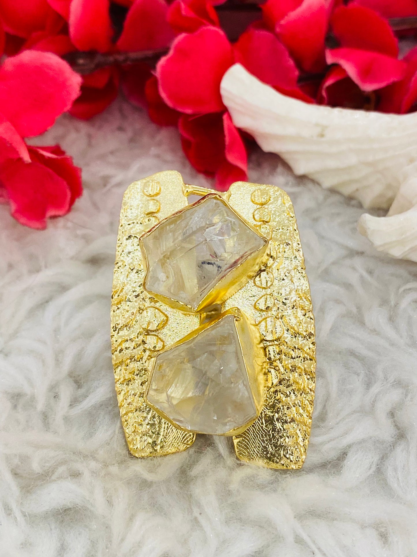 Twin Crystals Ring