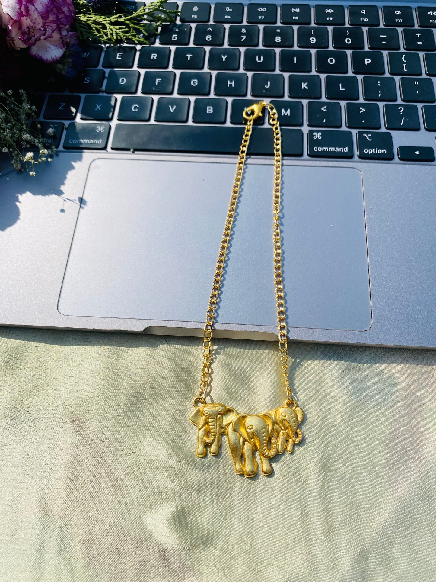 Walking Elephant Pendant