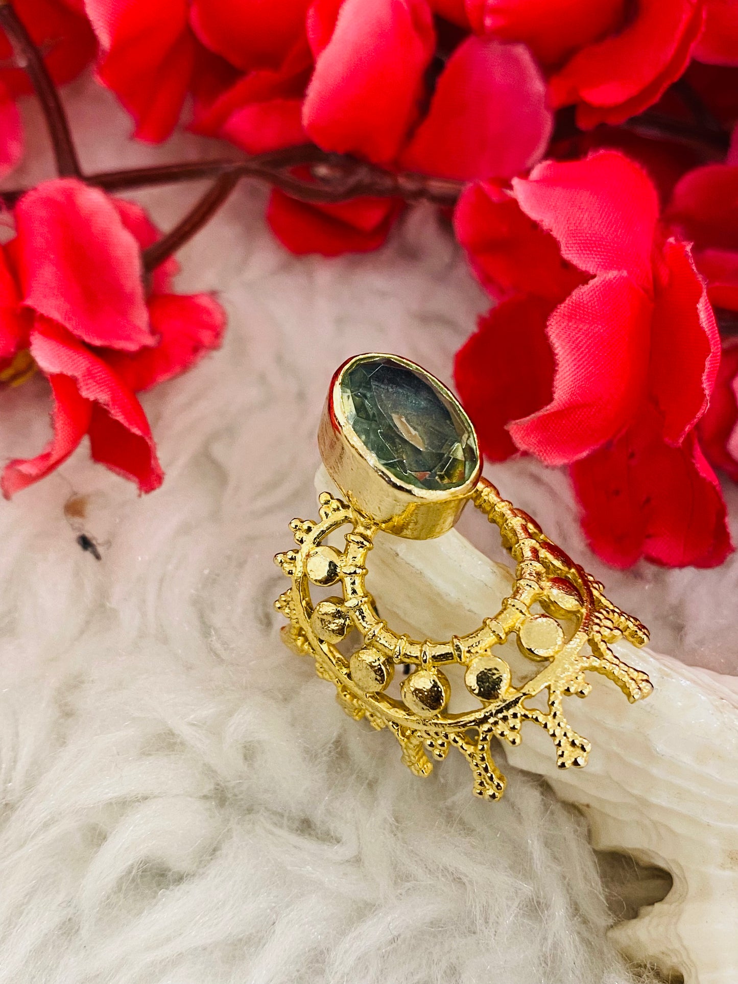 Amethyst Twisty Ring