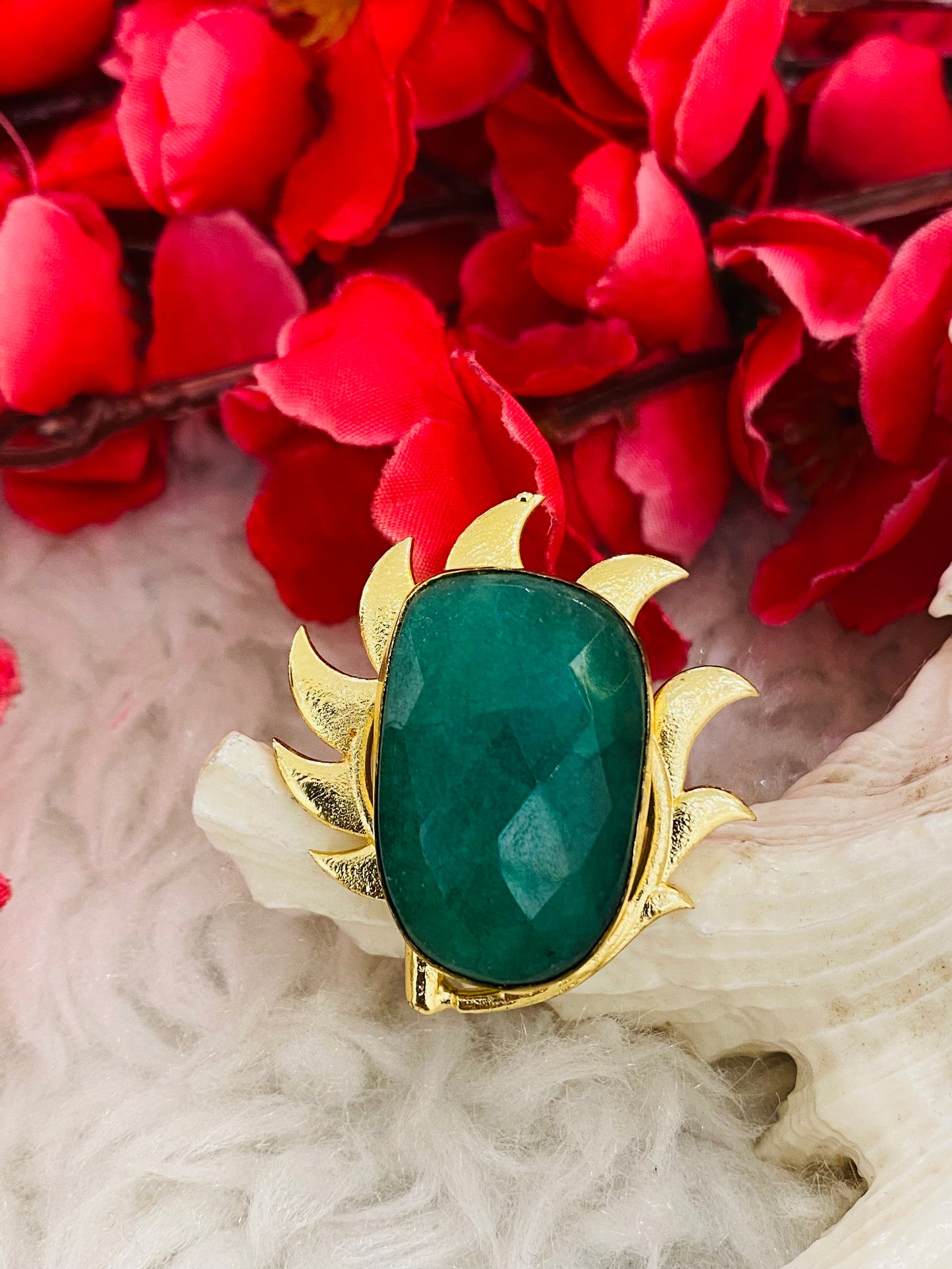 Flower of Sapphire Ring