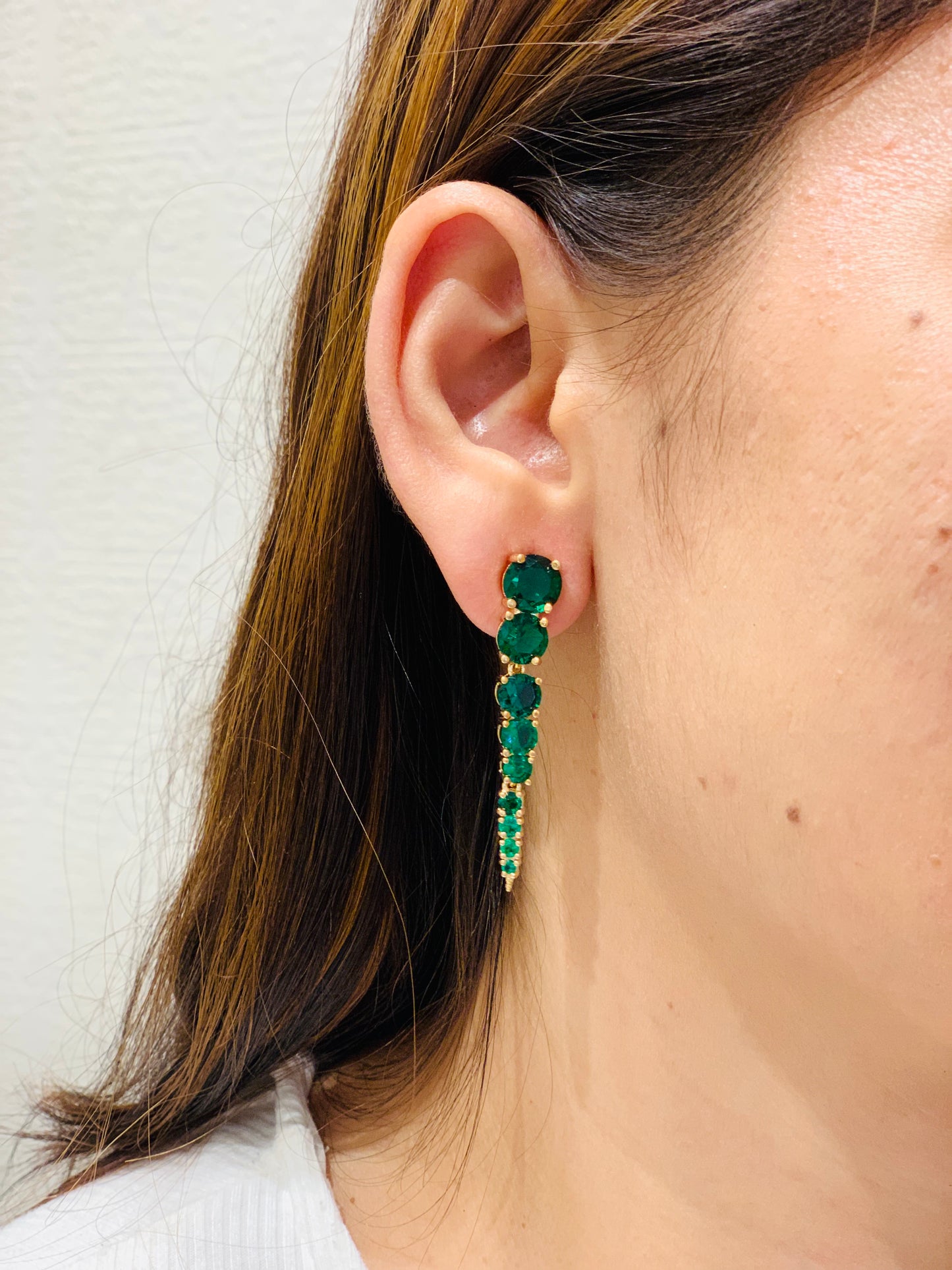 Emerald Abundance Earring