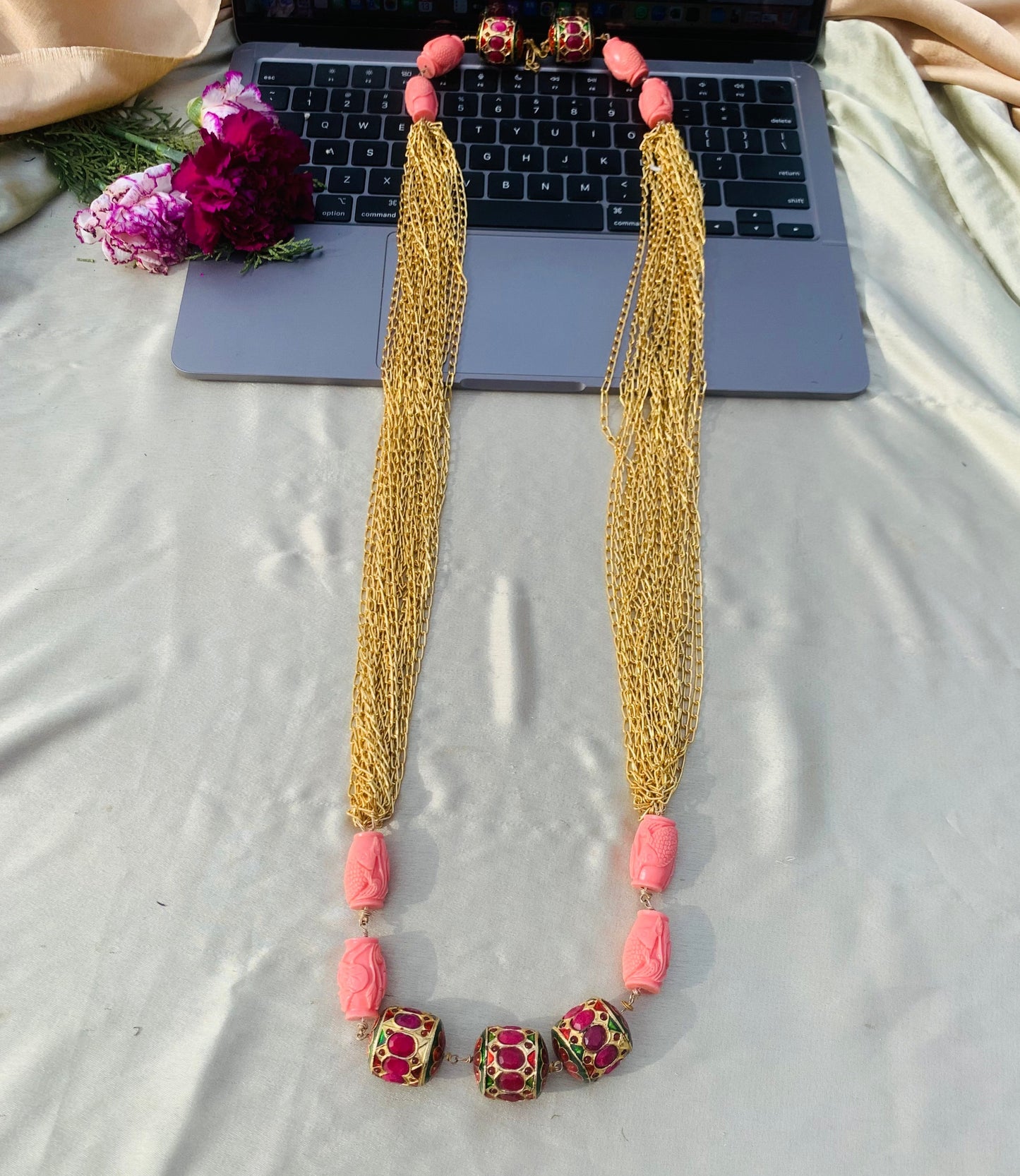 Chains Of Coral Necklace