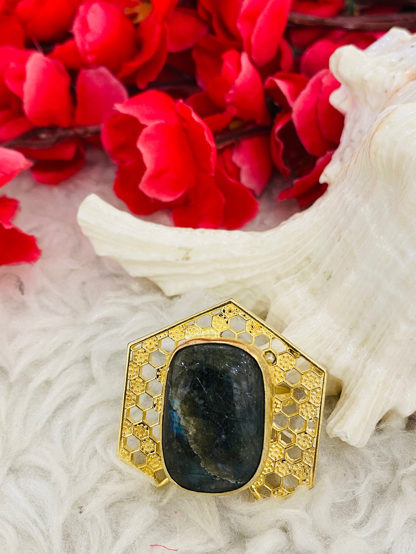 Rule the World Labradorite Ring