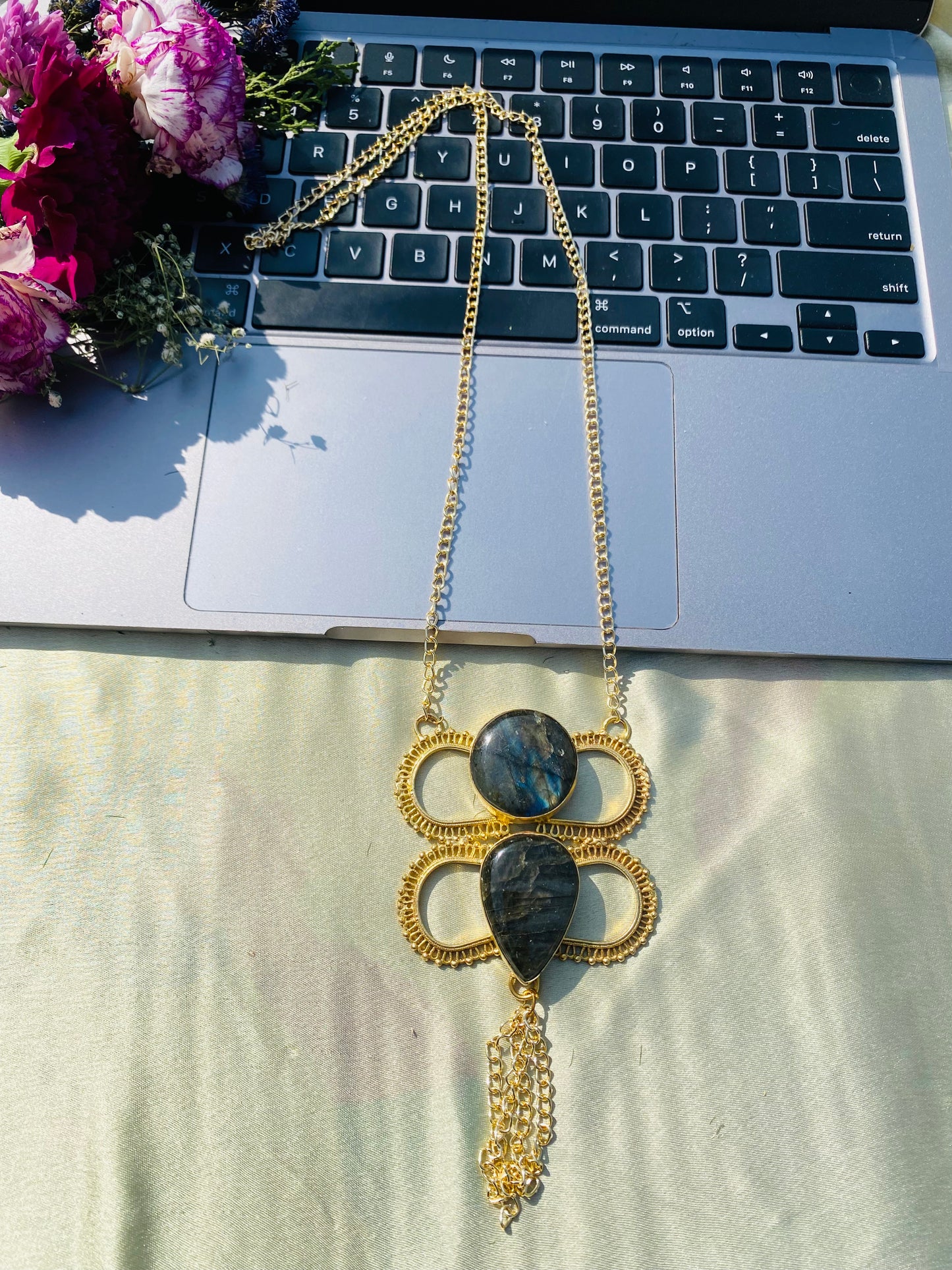 Infinity Of Labradorite Pendant