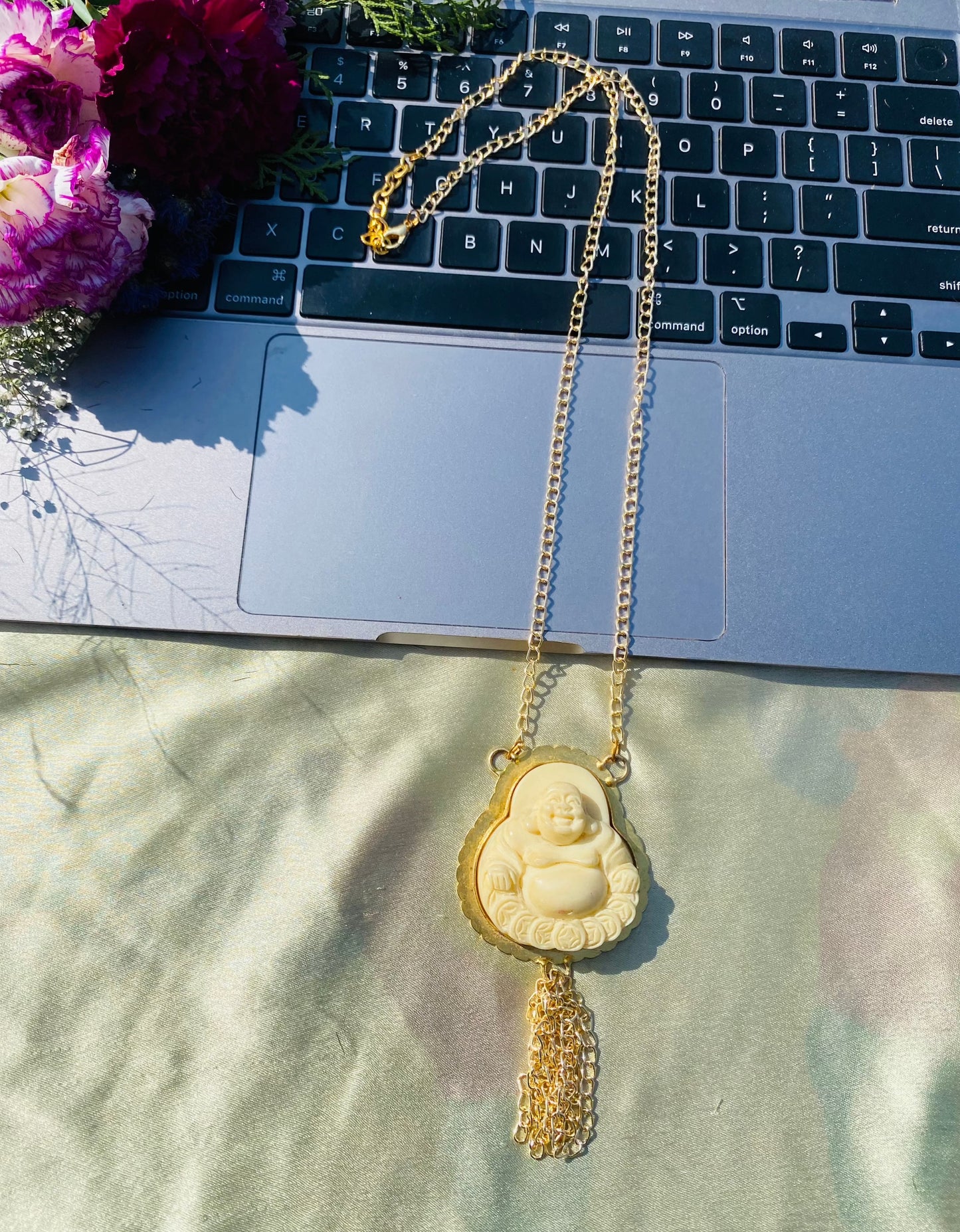 Laughing Buddha Pendant