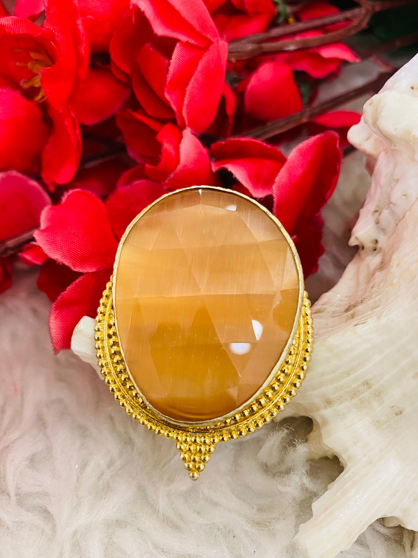 Orange Colour Wow Ring