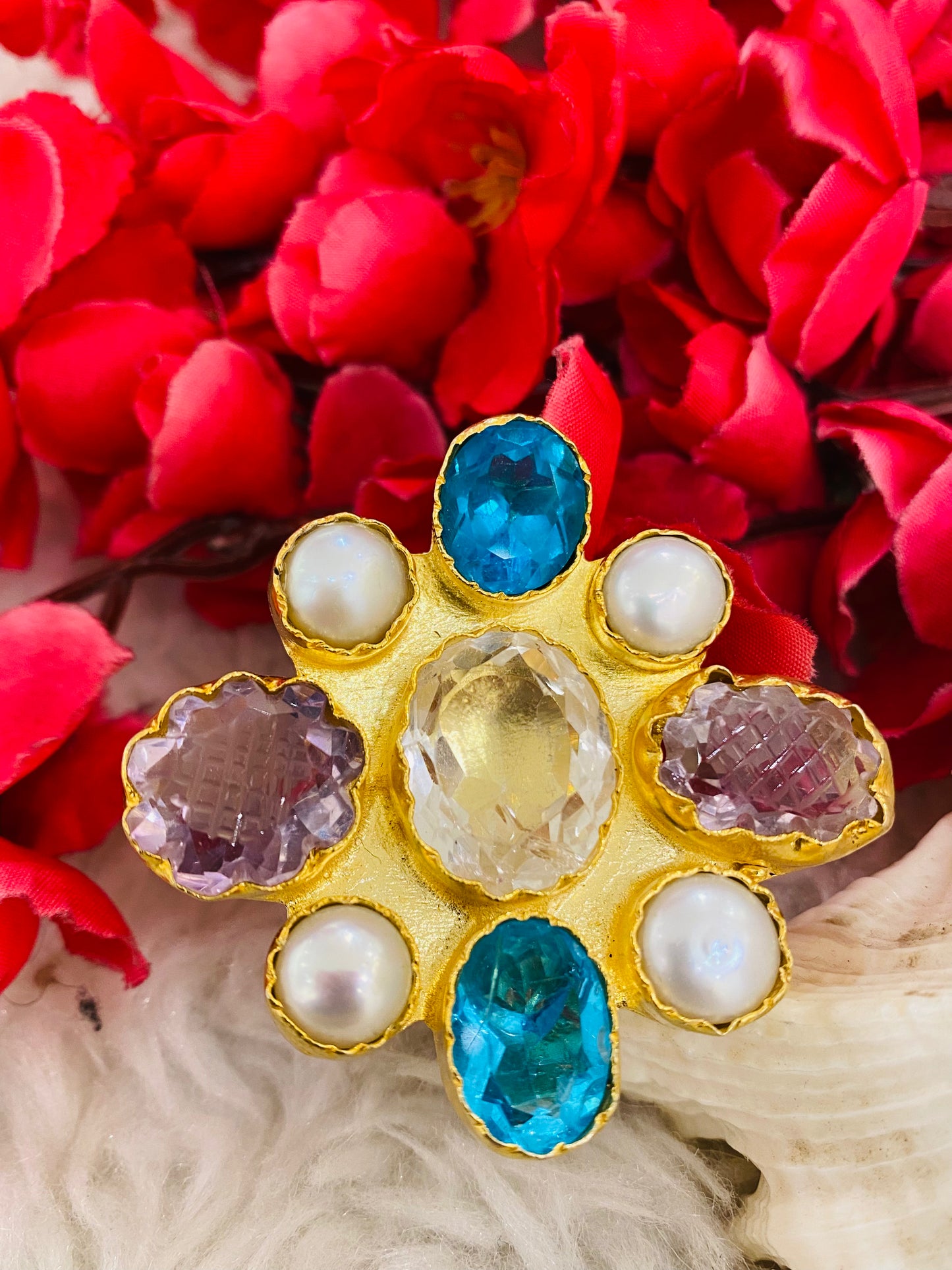 Iktara Pearl Cocktail Ring