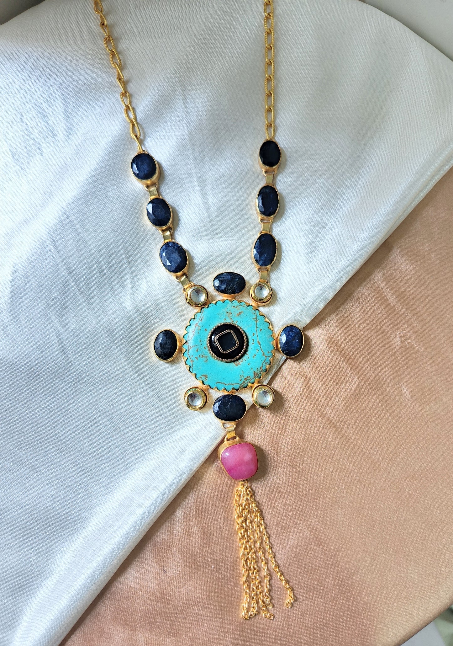 Connected With Turquoise Necklace
