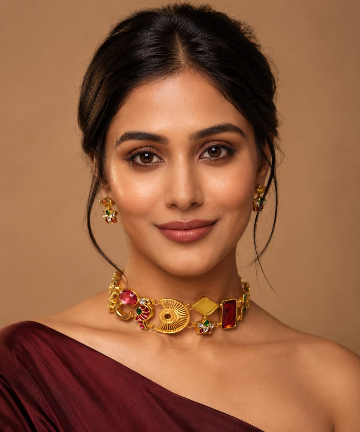 Luxury Kundan-Inspired Contemporary Necklace Set