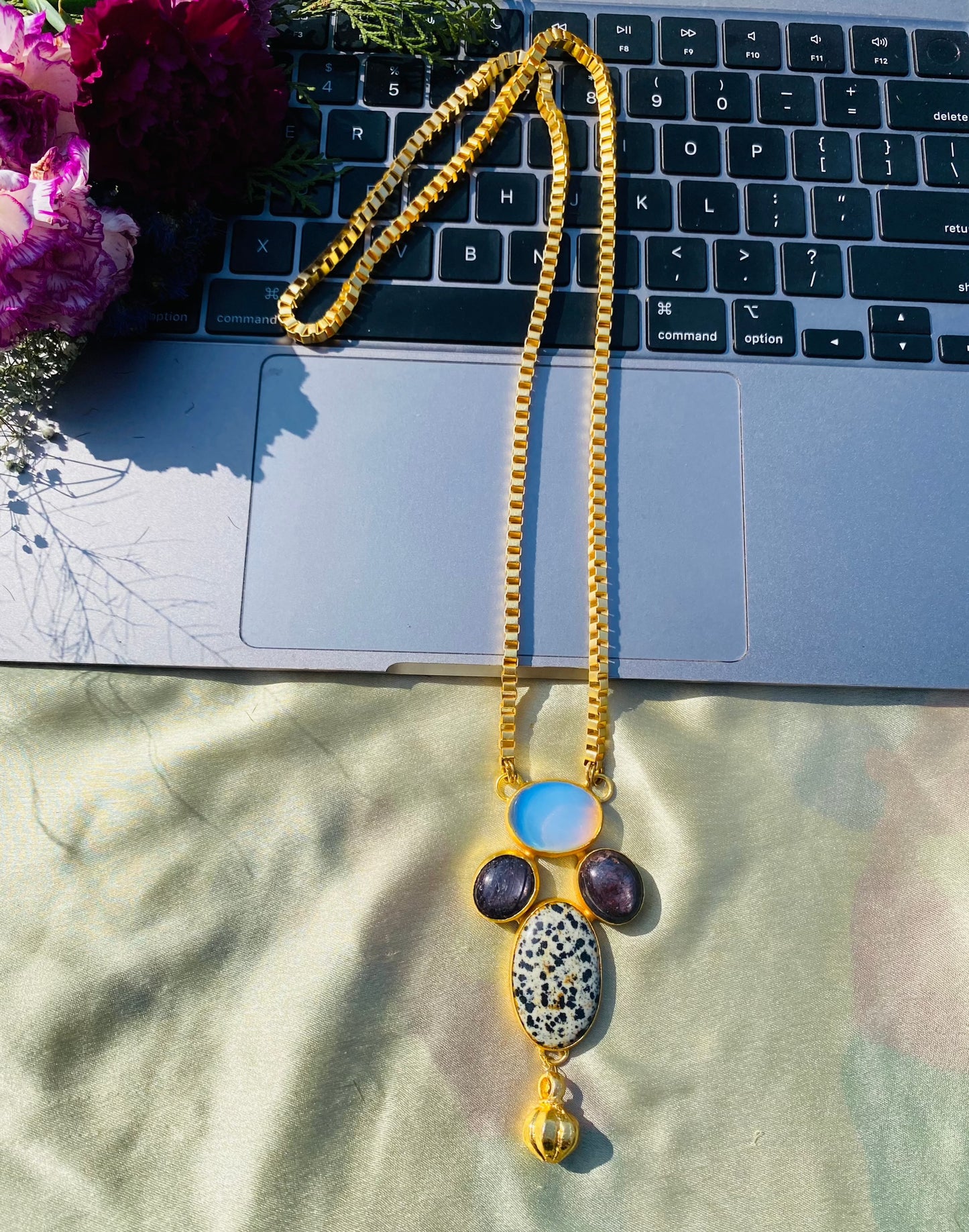 Cascading Stones Pendant