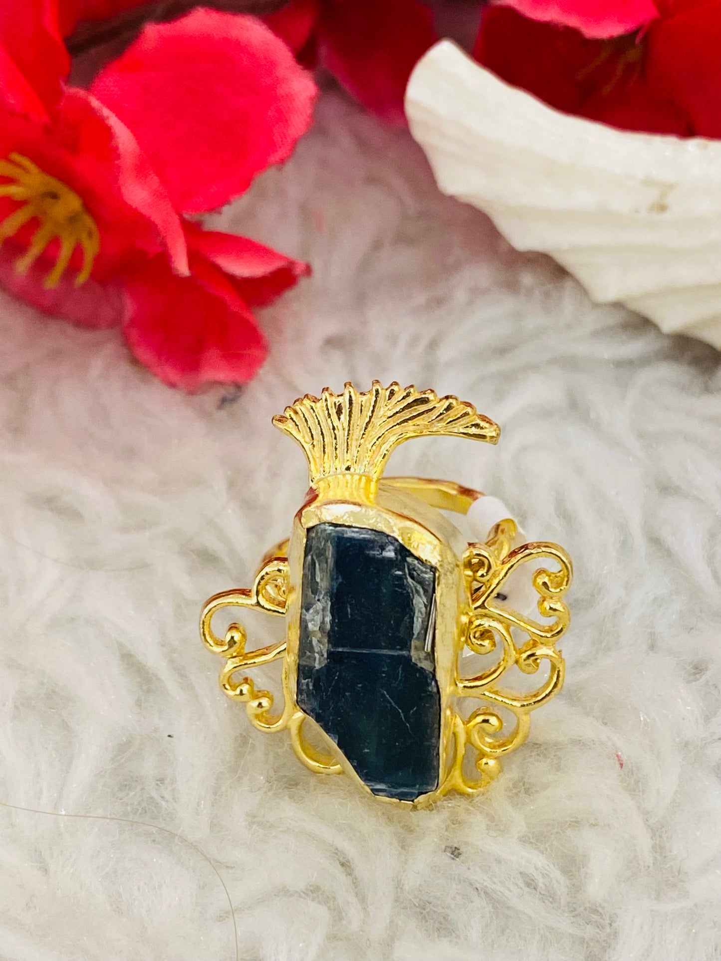 Tree of Smoky Topaz Ring