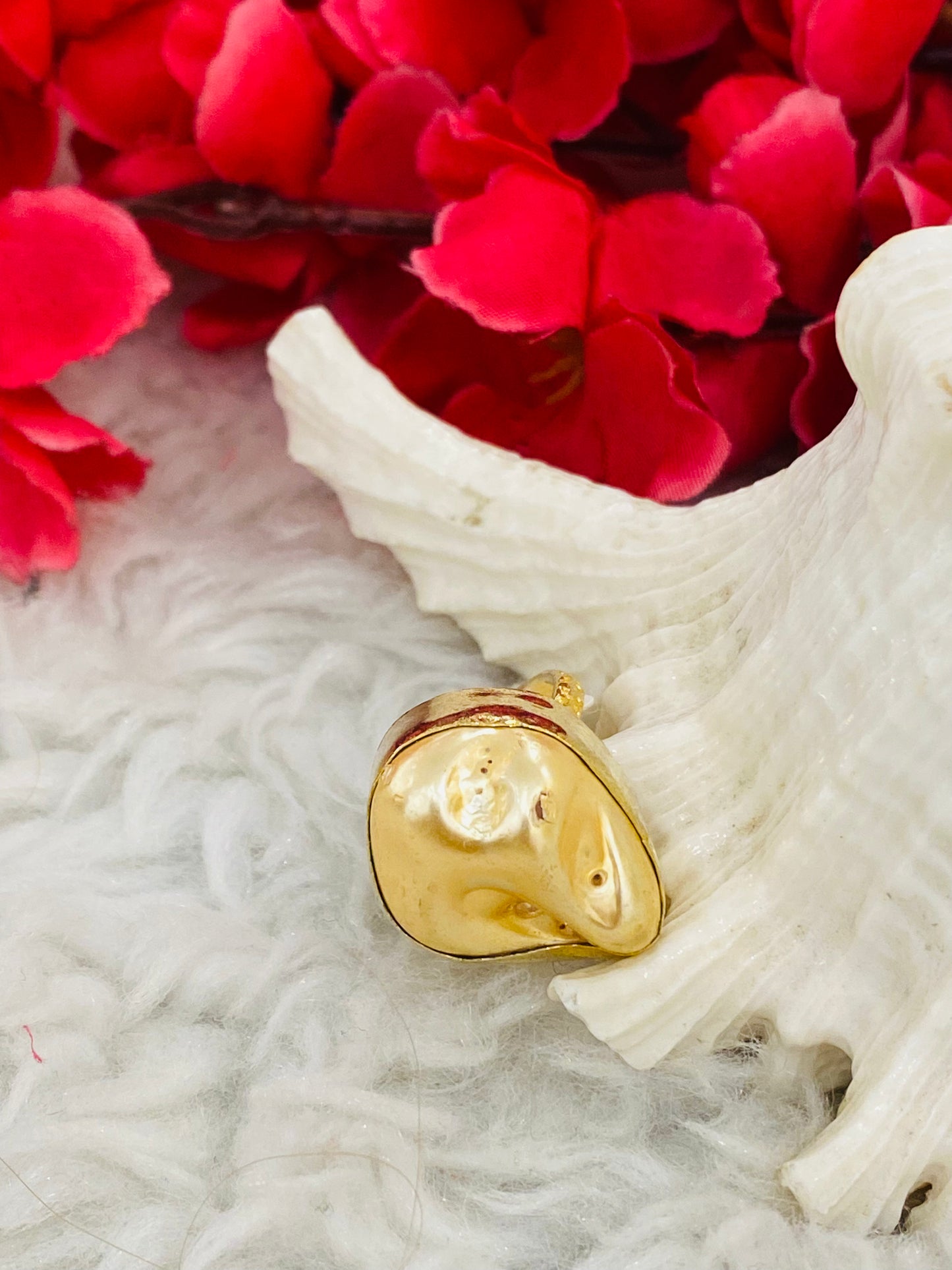 Yellow Pearl Ring