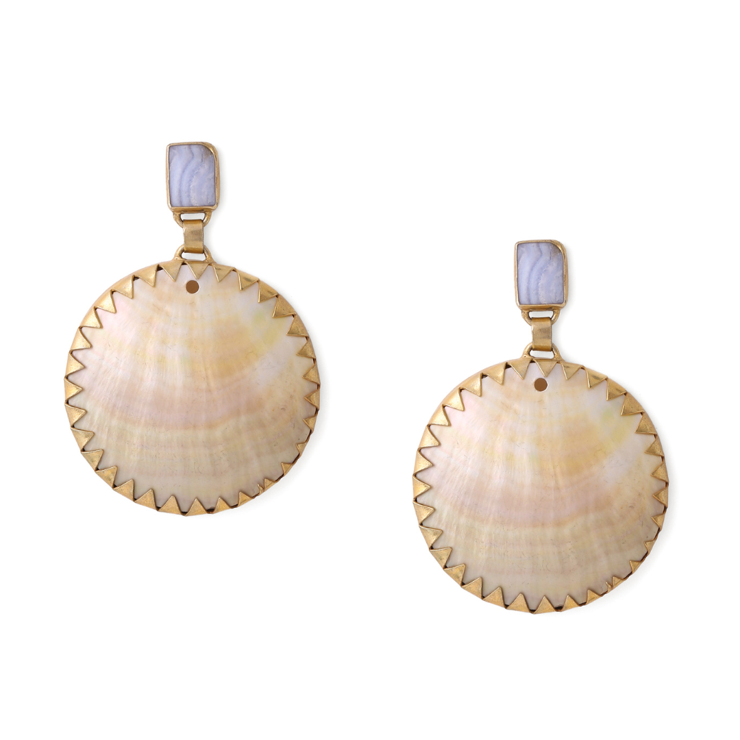 Disc of MOP Earring