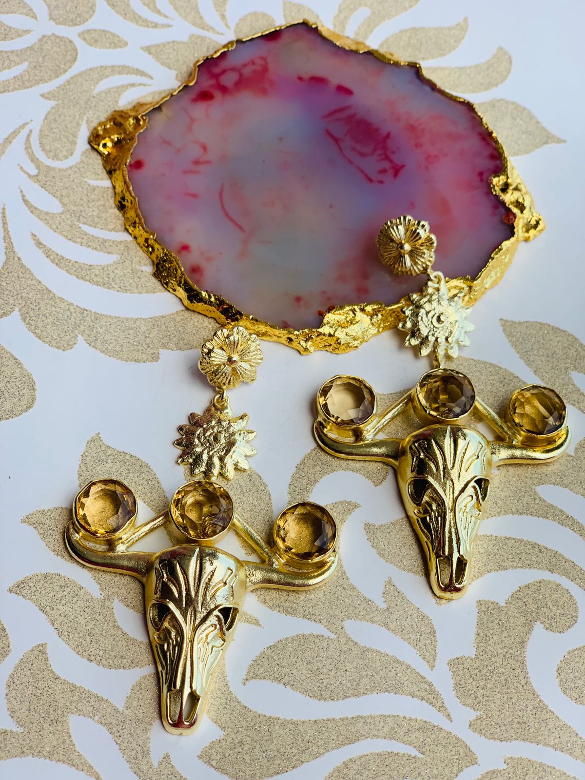 Ethnic Minotaur Earring