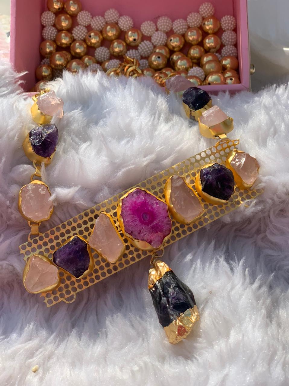 Line of Stone Necklace