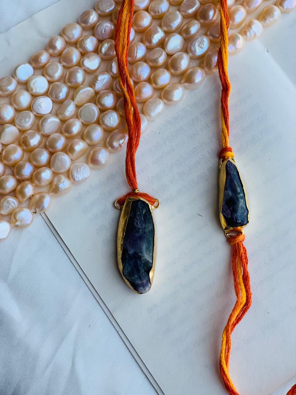 Kyanite Couple Rakhi