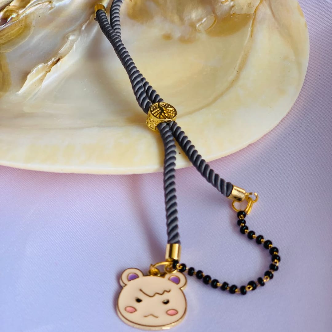 Angry Bear Nazar Thread Bracelet