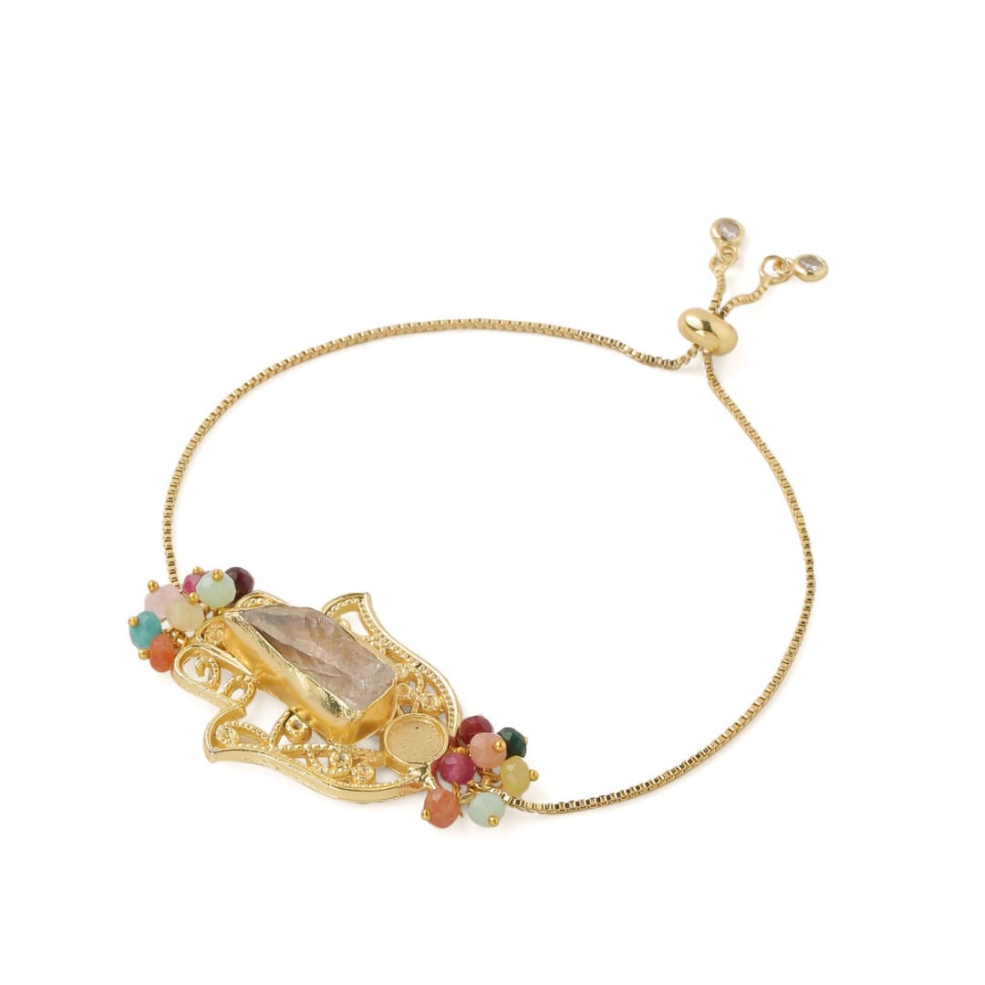 Crystal Hand of Luck Bracelet