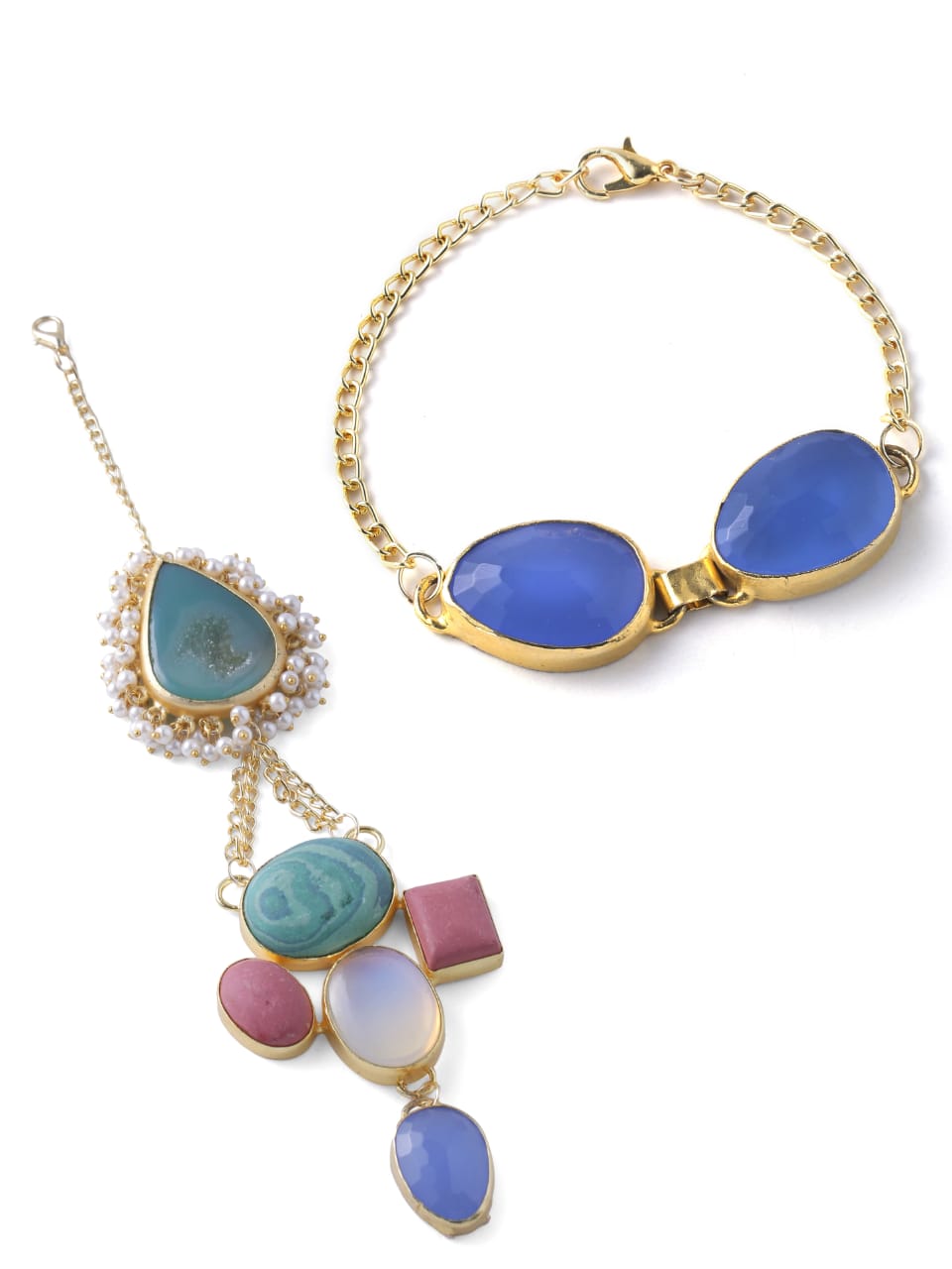 Shades of Aqua Couple Rakhi