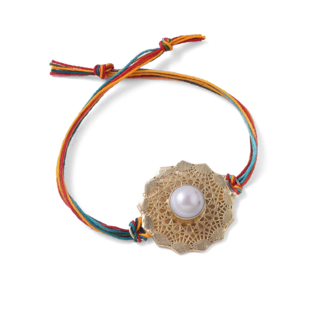 Pearl on a Plate Mauli Rakhi