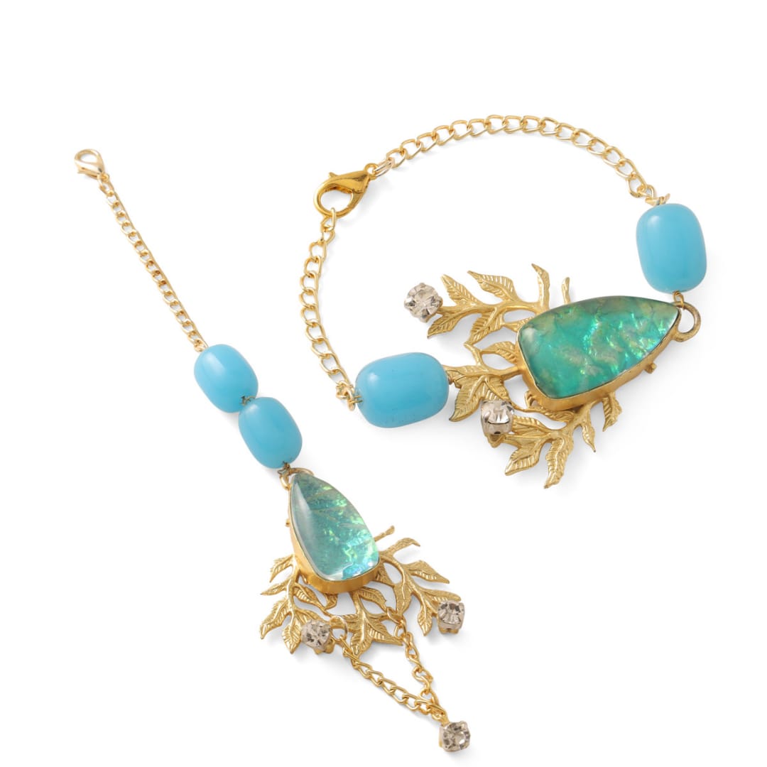 Aqua Couple Rakhi