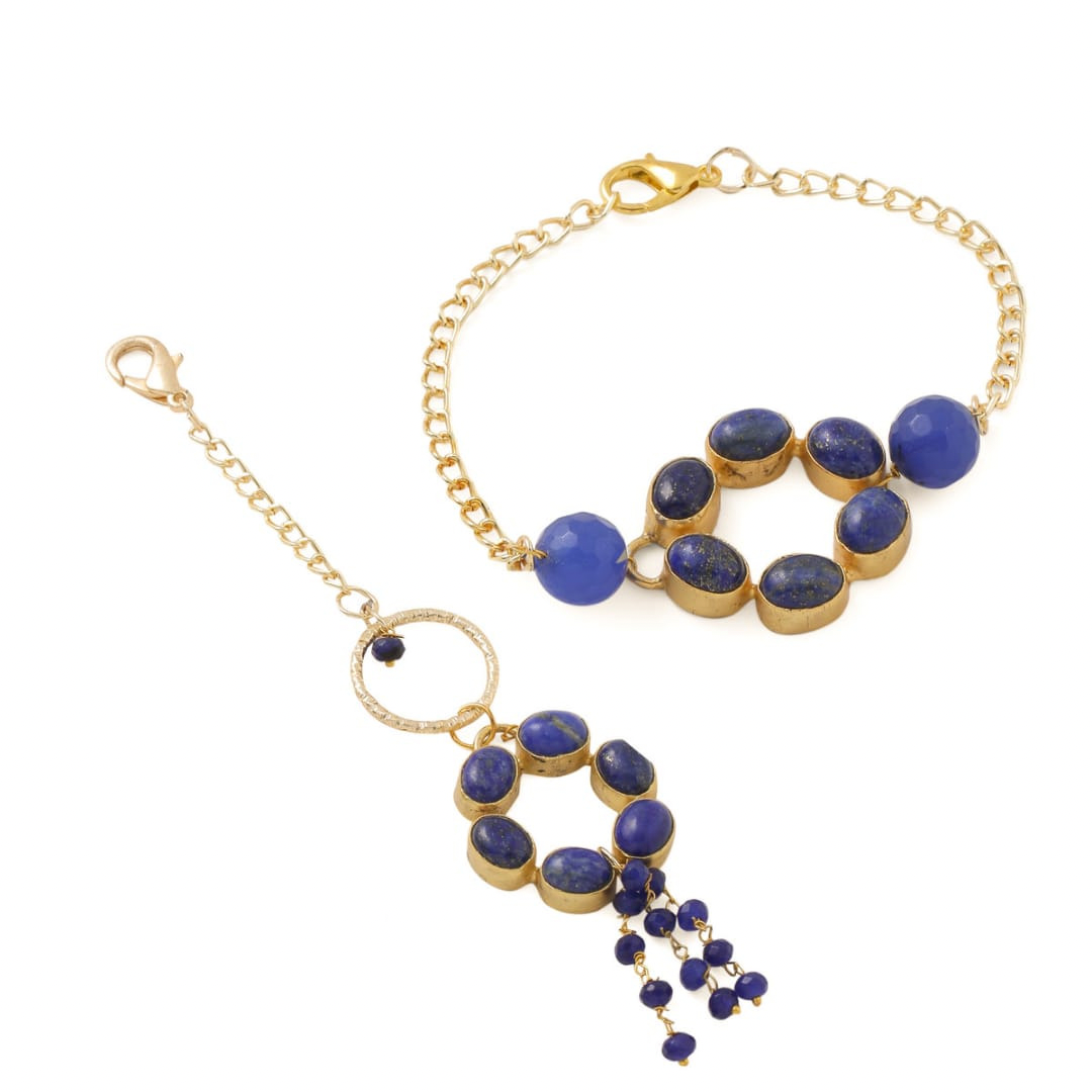 Lapis Lazulli Couple Rakhi