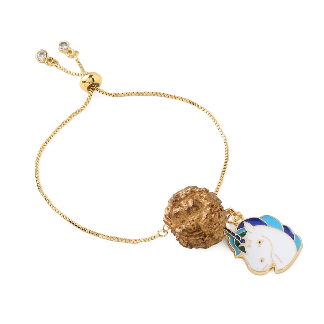 Unicorn with Rudraksh Bracelet