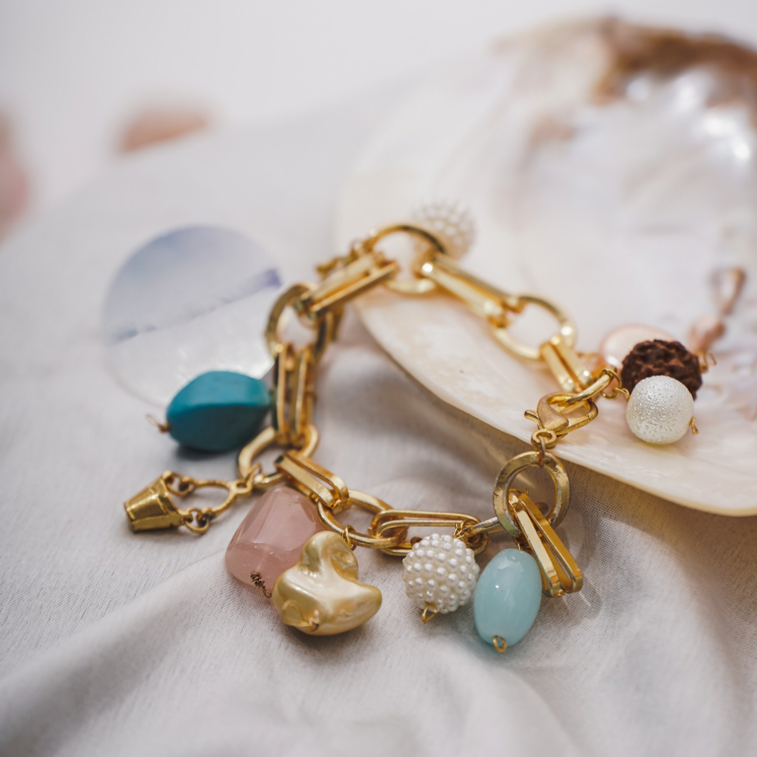 Bucket Charm Bracelet